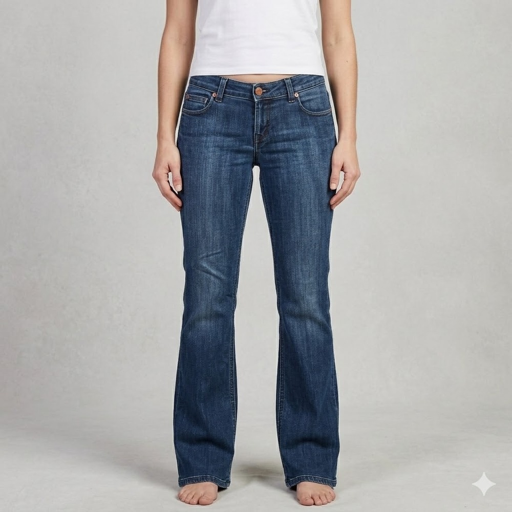 Raven Denim Sadie Bootcut Jeans Koop Indigo Dark Wash‎ 28
